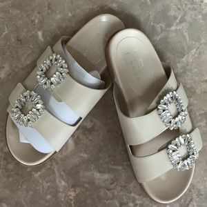 SHUSHOP BRIDGET SLIDE SANDALS